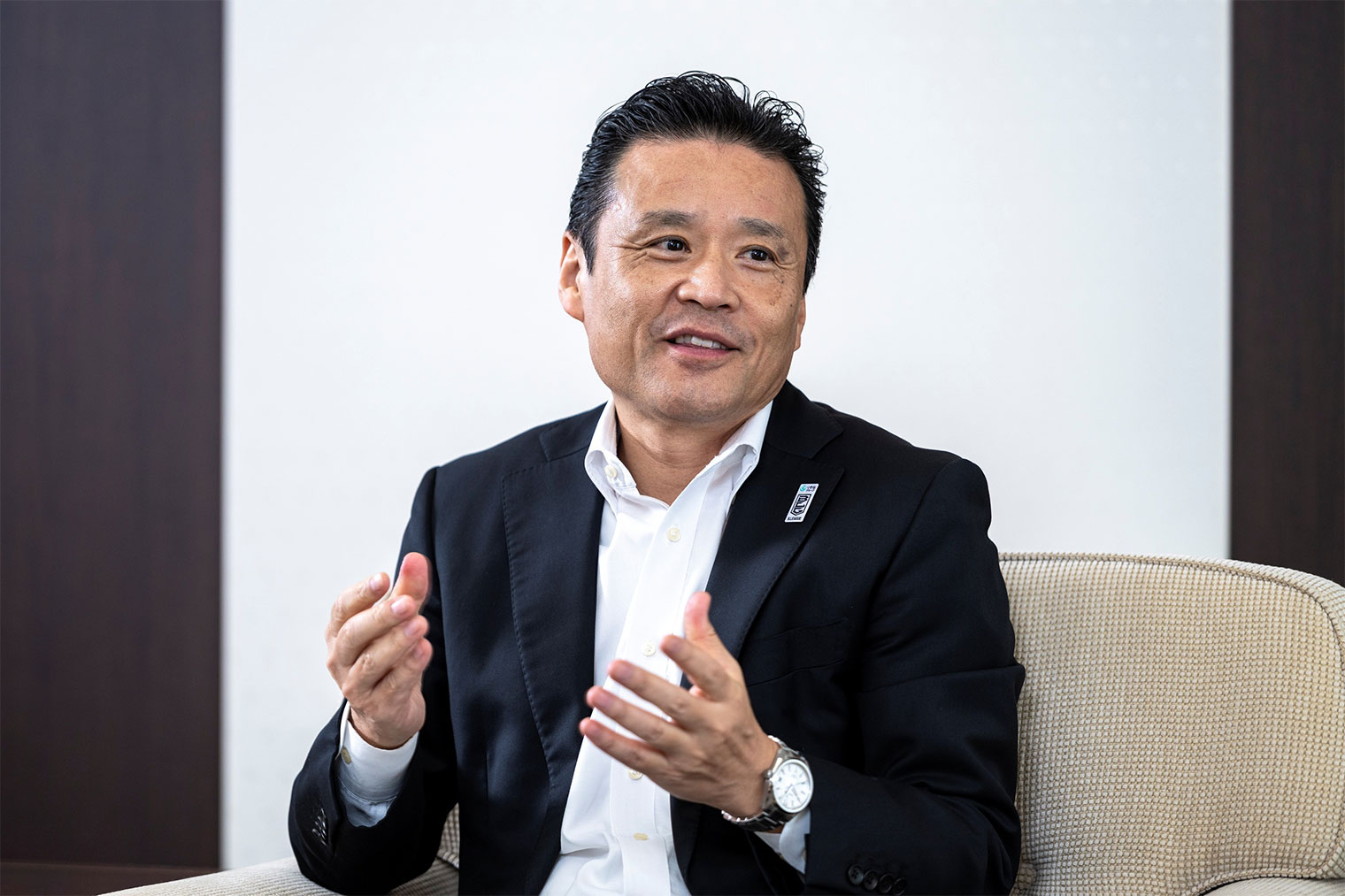 りそなホールディングス 南社長の写真