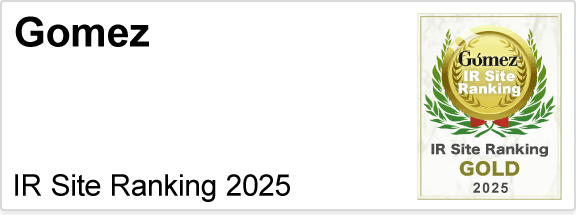Gomez IR Site Ranking GOLD 2025