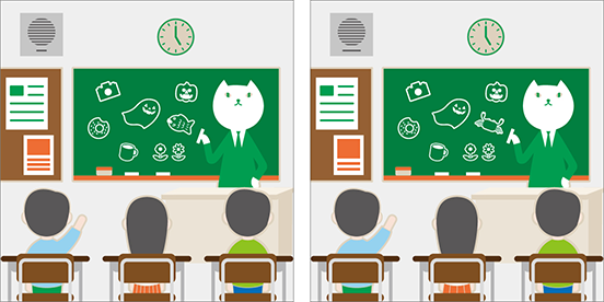 学校の先生をするりそにゃのイラスト
